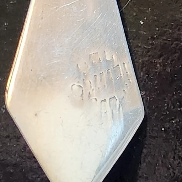 Vintage Mexico Sterling Silver Pyramid Dangle Earrings - Picture 6 of 7